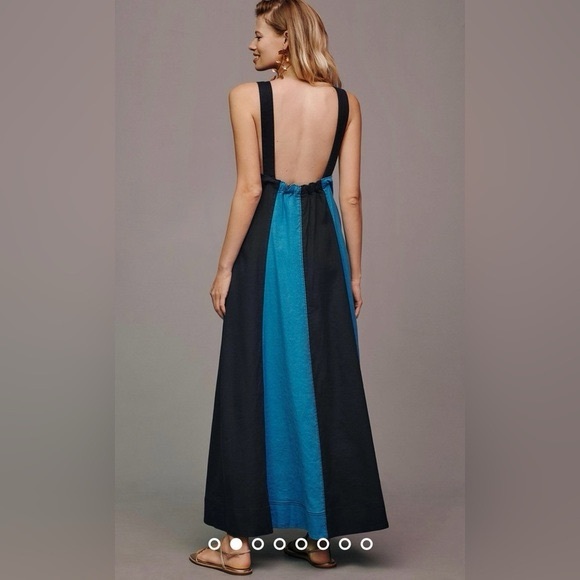 NWT Size L  The Ami Linen Halter Maxi Dress by Maeve - Picture 6 of 16